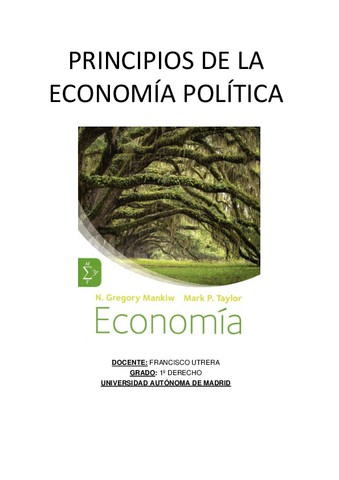 Principios De La Economia Politica Pdf