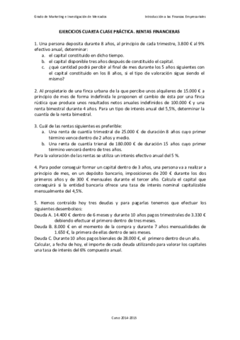 Ejercicios Clase Pr Ctica Rentas Fraccionadas Pdf