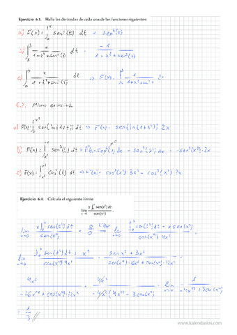 Tema Ejercicios Libro Integrales Analisis Matematico Explicados Pdf