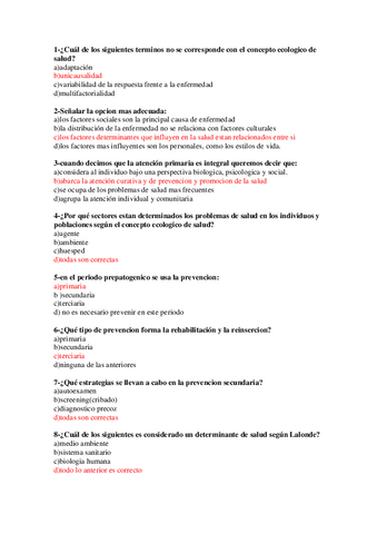 Examen De Salud Publica Respuestas Pdf