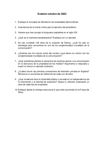 Examen Octubre De 2023 Pdf