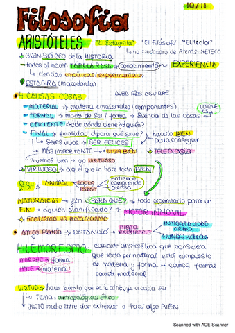 ARISTOTELES CONTEXTO CAUSAS SER HUMANO ANTROPOLOGIA Pdf