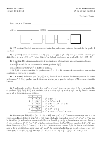 Galoist Final2013 RESUELTO Pdf