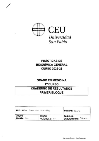 Cuaderno prácticas bloque 1 BIOQUÍMICA GENERAL pdf