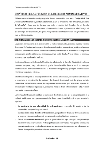 CAPITULO III LAS FUENTES DEL DERECHO ADMINISTRATIVO Pdf