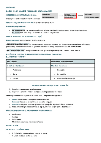 UNIDAD 10 Psico Del Lenguaje Pdf