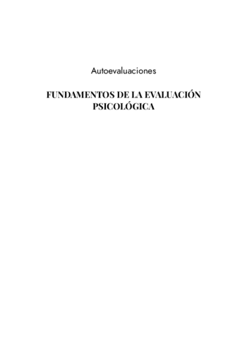 Autoevaluaciones De Todos Los Temas Pdf