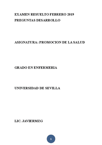 Examen Resuelto Febrero Preguntas Desarrollo Pdf