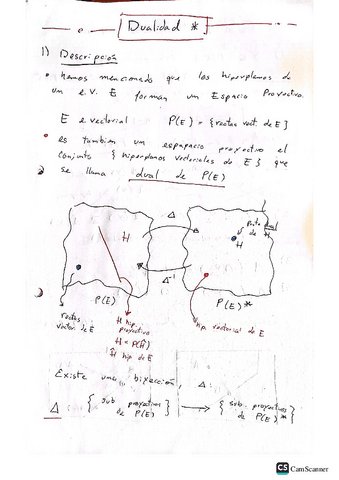 Dualidad Proyectiva Pdf