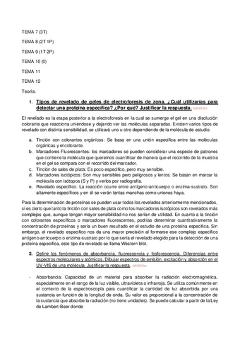 Recopilacion De Preguntas Examen Tecnicas Analiticas Pdf