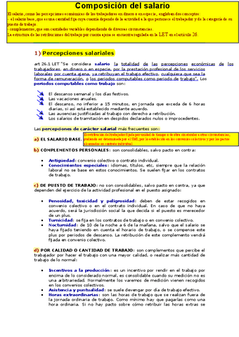 Gestion Rrhh Percepciones Salariales Y Extrasalariales Pdf