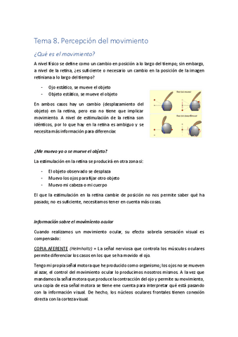 Tema Percepcion Del Movimiento Pdf