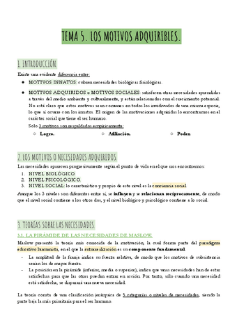 TEMA 5 PSICOLOGIA DE LA MOTIVACION Pdf