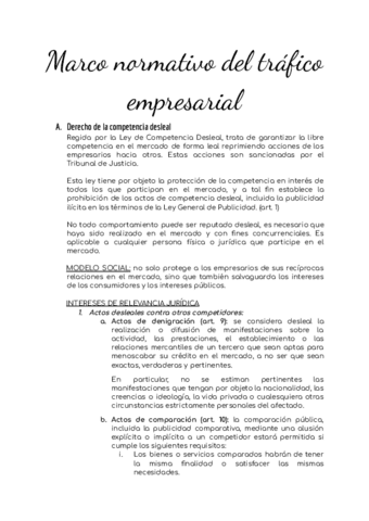 Tema Marco Normativo Del Trafico Empresarial Pdf