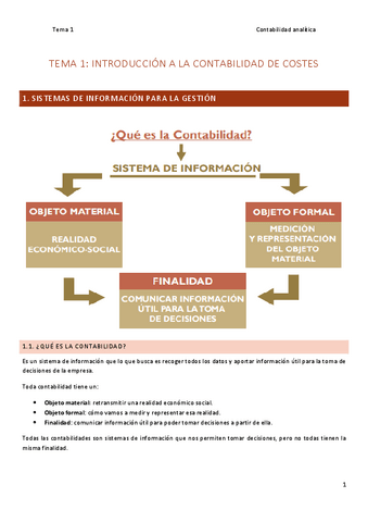 Apuntes De Contabilidad Analitica Todos Los Temas Pdf