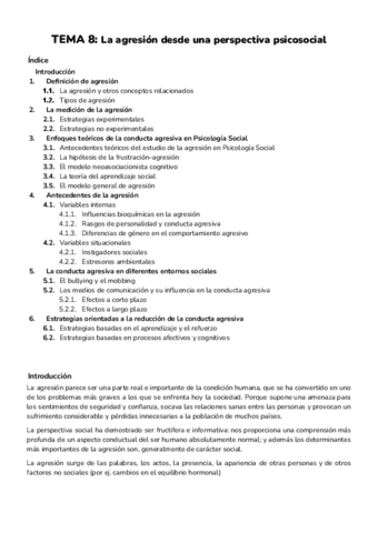 Tema Y Psicologia Social Apuntes Completos Pdf