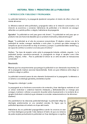 Tema Prehistoria De La Publicidad Pdf