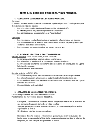 Tema Fundamentos De Derecho Procesal Pdf