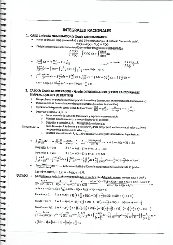 3 I Integrales Racionales Por Partes Pdf