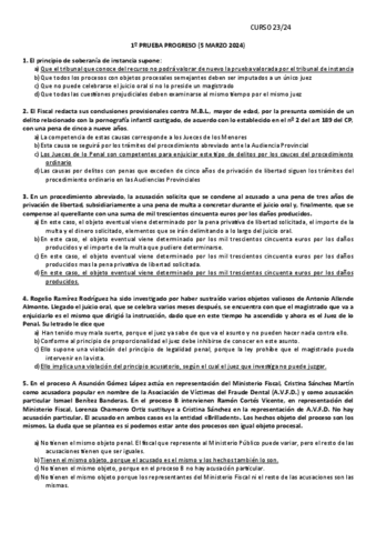 1o PRUEBA PROGRESO Corregida Pdf