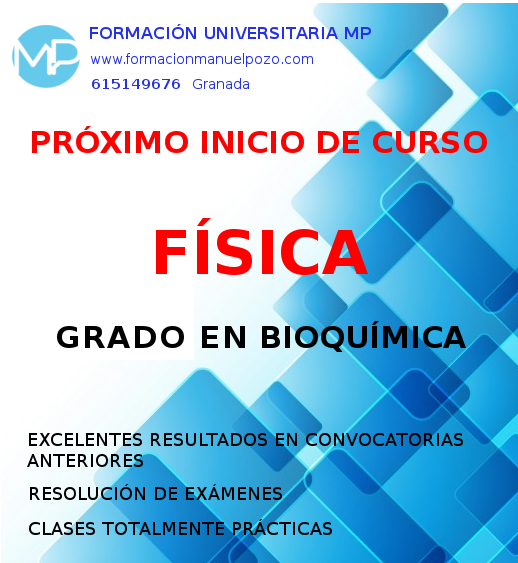 INICIO CURSO FÍSICA BIOQUÍMICA