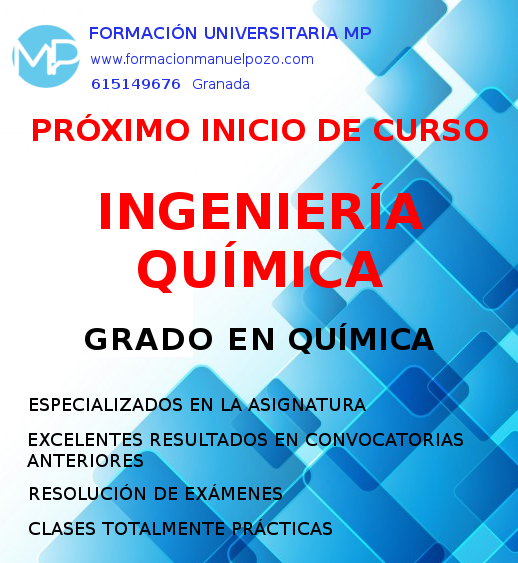 INICIO DE CURSO INGENIERÍA QUÍMICA GRADO QUÍMICA