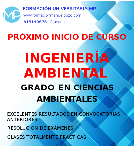 INTENSIVO CURSO DE INGENIERÍA AMBIENTAL