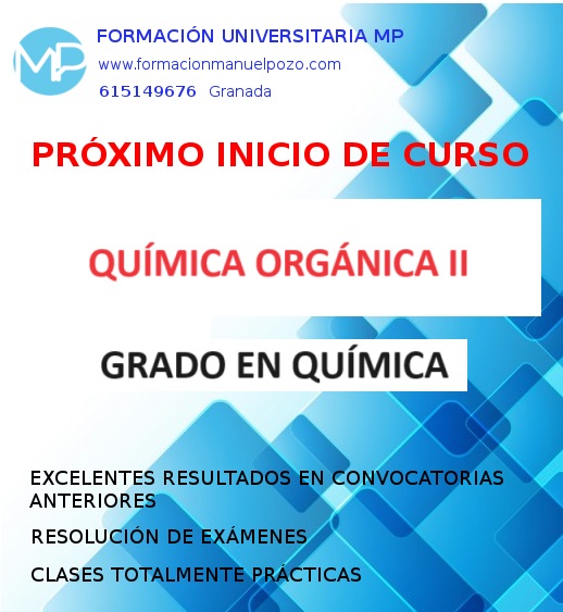 INICIO DE CURSO QUÍMICA ORGÁNICA II