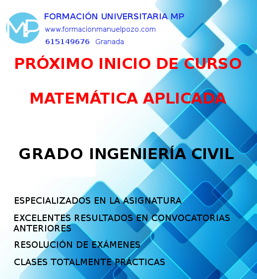 INICIO DE CURSO DE MATEMÁTICA APLICADA