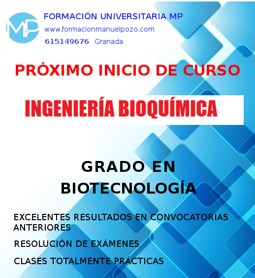 INTENSIVO CURSO FUNDAMENTOS DE INGENIERÍA BIOQUÍMICA