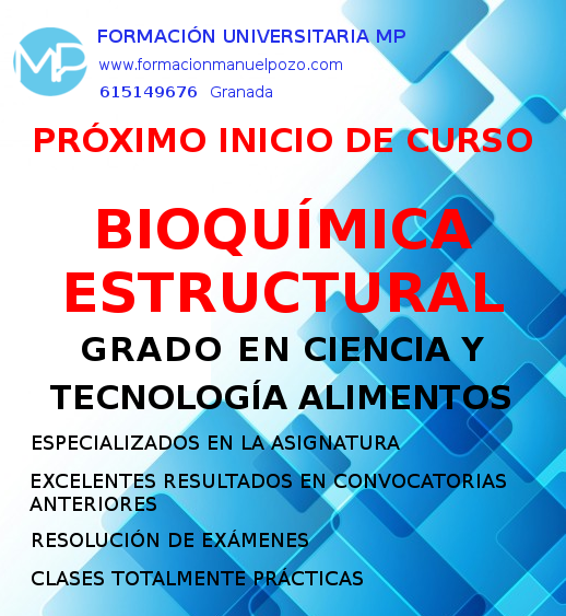 CURSO INTENSIVO BIOQUÍMICA ESTRUCTURAL CTA