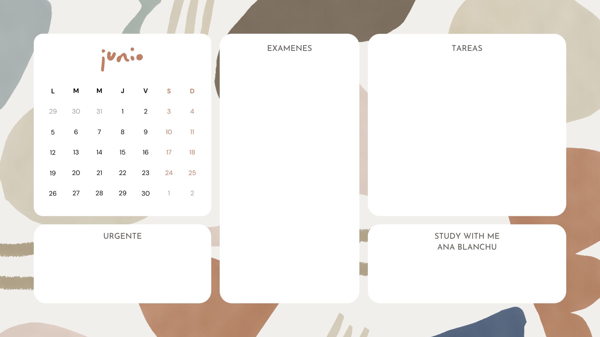 Fondo de pantalla junio