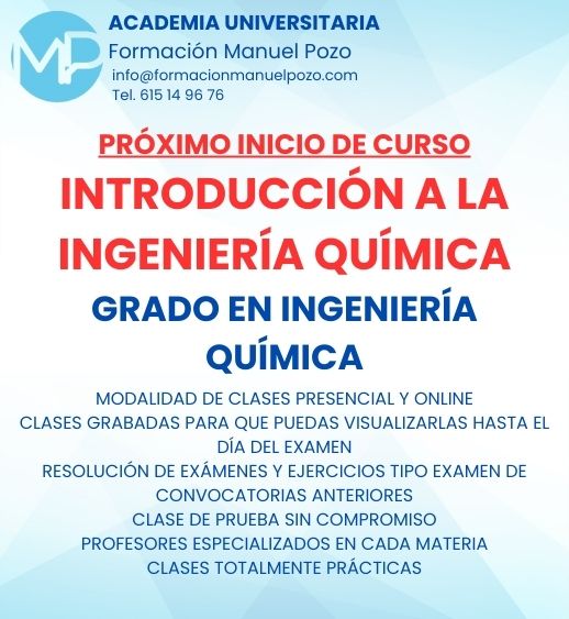 INICIO DE CURSO INTRODUCCIÓN A LA INGENIERÍA QUÍMICA GRADO EN INGENIERÍA QUÍMICA