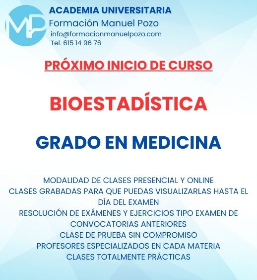 INICIO DE CURSO BIOESTADÍSTICA GRADO EN MEDICINA