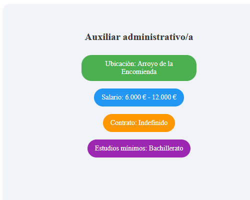 Auxiliar administrativo/a