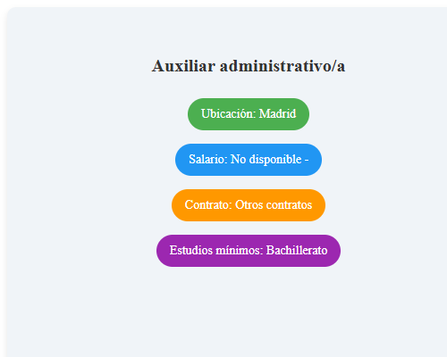 Auxiliar administrativo/a