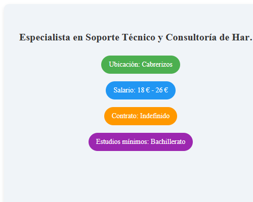 Especialista en Soporte Técnico y Consultoría de Hardware y  Software