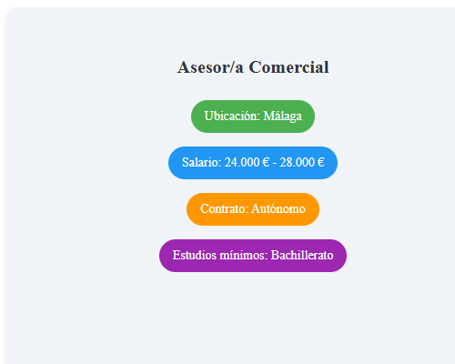 Asesor/a Comercial