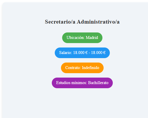 Secretario/a Administrativo/a