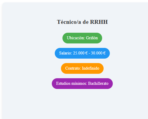 Técnico/a de RRHH