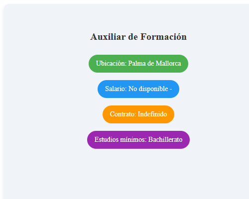 Auxiliar de Formación