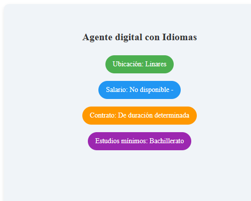 Agente digital con Idiomas