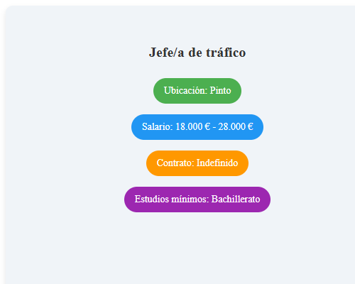 Jefe/a de tráfico