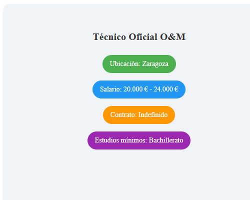 Técnico Oficial O&amp;M