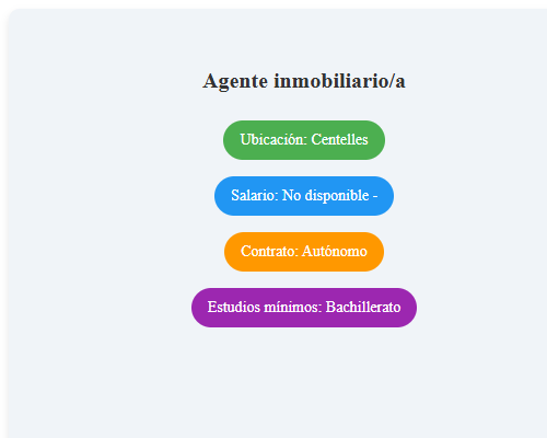 Agente inmobiliario/a