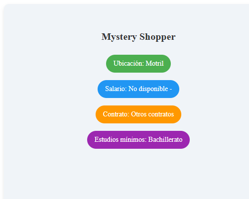 Mystery Shopper