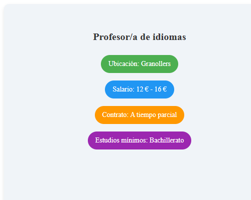 Profesor/a de idiomas