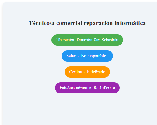 Técnico/a comercial reparación informática