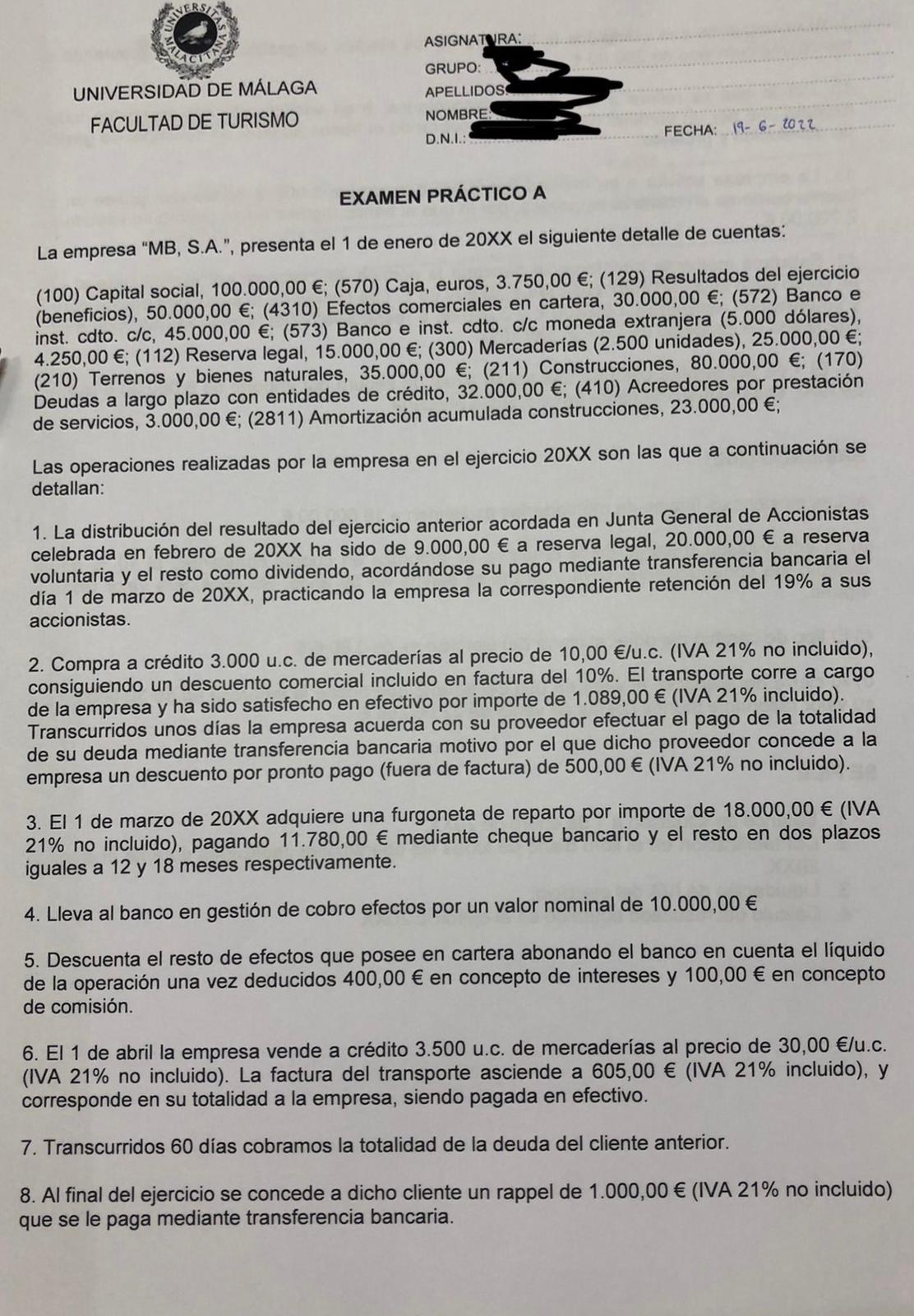 examen contabilidad