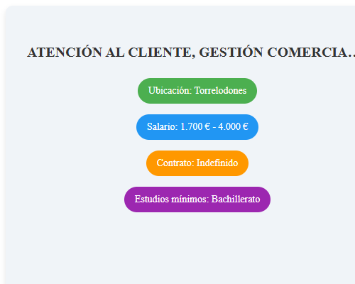 ATENCIÓN AL CLIENTE, GESTIÓN COMERCIAL Y VENTAS